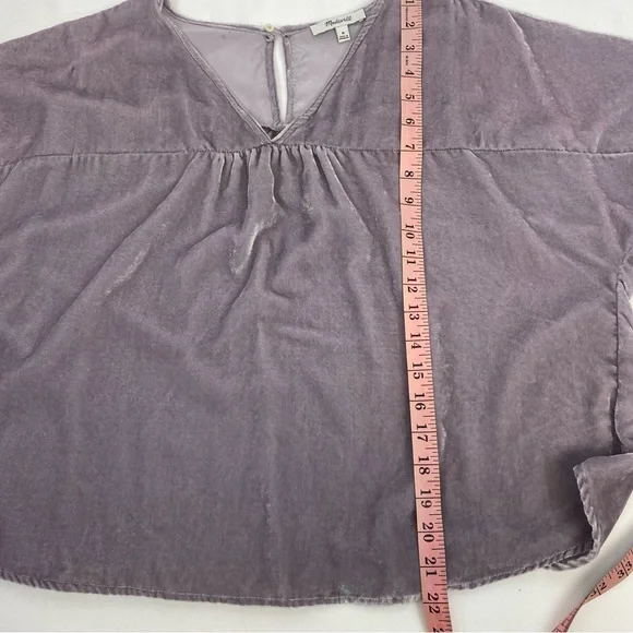 Madewell Velvet Rhyme Top - Picture 9 of 13